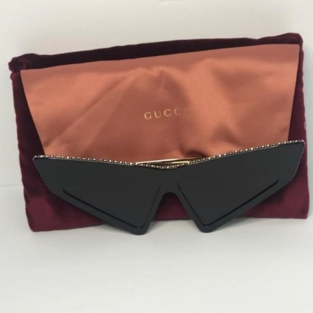 New 💯 Original Gucci Brown Geometric Ladies Sunglasses GG0430S 002 70 - Picture 3 of 16